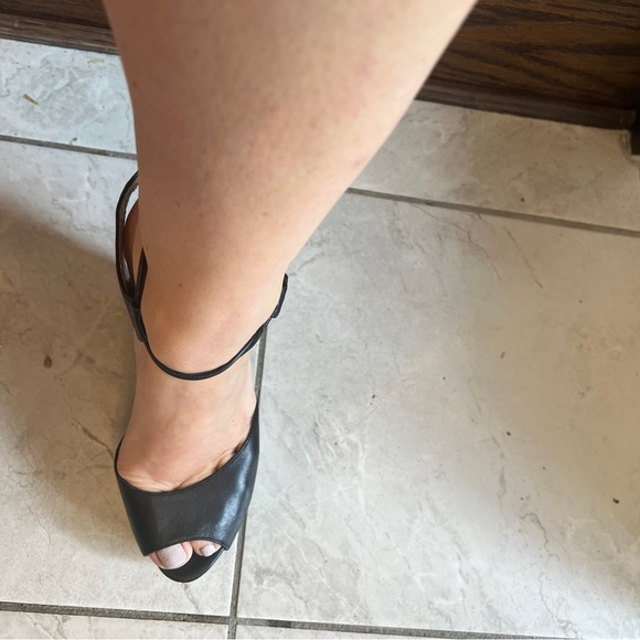 Sandals black and white Nine West 7.5 - Picture 5 of 5